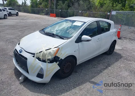 2012 Toyota Prius C Two from USA, damaged, VIN JTDKDTB31C1507266